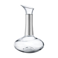 Georg Jensen Koppel Crystal Carafe with Silver Wire New