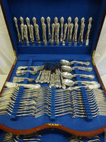 Les Cinq Fleurs by Reed & Barton Sterling Silver Flatware Set 18 Service 224 Pcs