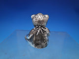 Italian Sterling Silver Figurine Teddy Bear Un'Idea Vesita D'Argento (#6702)