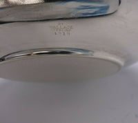 Rose Point by Wallace Sterling Silver Fruit Bowl Ruffled 10 1/4" #4215 (#3223)