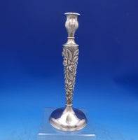 Rose by Stieff Sterling Silver Candlestick Pair #159 10" x 3 1/2" (#6971)
