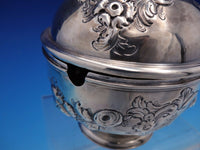 1728 Georgian English Sterling Silver Round Sauce Bowl with Cover (#4306)