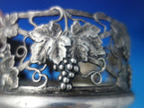 Gorham Sterling Silver Champagne Coaster Marked #A4839 Grape Motif c1890 (#6167)