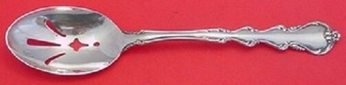 Angelique by International Sterling Silver Serving Spoon Pierced 8 3/8" Original