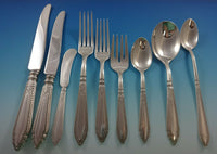 Oxford by Reed & Barton Sterling Silver Flatware Set For 8 Service 87 Pcs Scarce