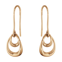 Offspring by Georg Jensen Denmark 18K Rose Gold Earring Set - New