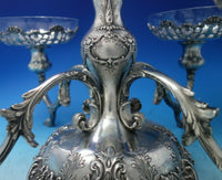 Francis I by Reed and Barton Sterling Silver Glass Epergne #5701 (#5343) Superb!