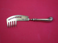 English Victorian Sterling Silver Macaroni Server London 1897 5-tines  10 3/8"