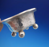 Lap Over Edge Hammered by Tiffany and Co Sterling Silver Salt Dip #5225 (#3758)