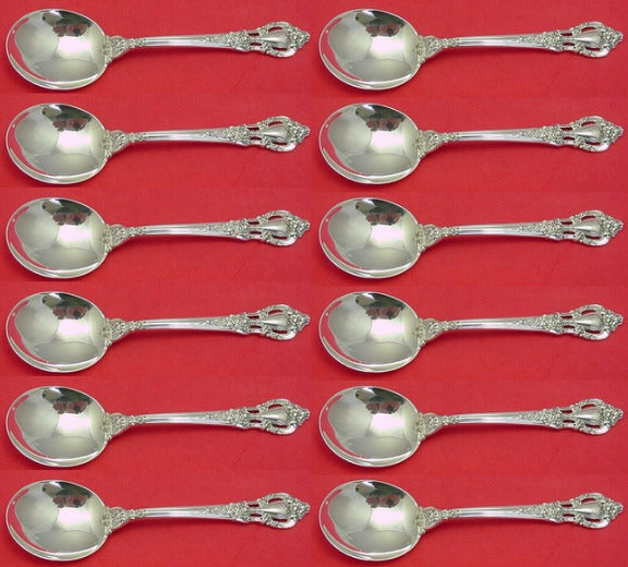 Eloquence by Lunt Sterling Silver Cream Soup Spoon 6 1/4" Set of 12