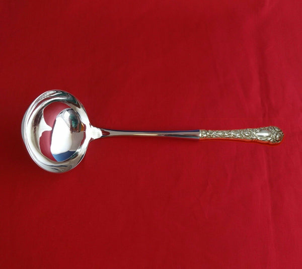 Chrysanthemum by Durgin Sterling Silver Soup Ladle HHWS  Custom Made 10 1/2"