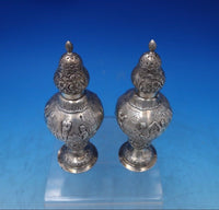 Marshall Field and Co Sterling Silver Salt Pepper Shaker Set 2pc #5120 (#6881-2)