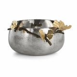 Butterfly Ginkgo by Michael Aram Stainless Steel & Brass Serving Bowl Set New