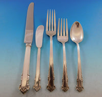 English Shell by Lunt Sterling Silver Flatware Set for 12 Service 64 pieces