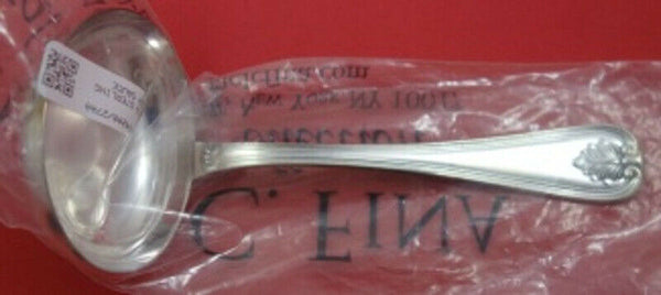 Foglia aka Leaf by Schiavon Italy Sterling Silver Gravy Ladle 6" New Serving