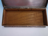 Sanborns Mexican Mexico Sterling Silver Cigarette Box with Wood Liner (#4770)