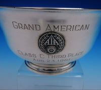 Betsy Patterson by Stieff Sterling Silver Fruit Bowl Applied ATA Insignia #3227
