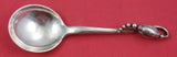 Blossom by Georg Jensen Sterling Silver Bouillon Soup Spoon GI Mark 5 1/8"