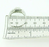 Filigree 18k White Gold Art Deco .39ct Genuine Natural Diamond Ring (#J4357)