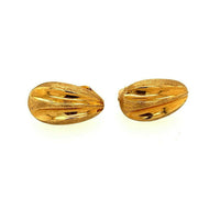 18k Yellow Gold Clip on Earrings (#J4779)