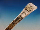 Lap Over Edge by Tiffany Sterling Silver Long Salad Serving Set Applied Elements