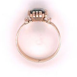 Victorian 10k Rose Gold Ring 1.56ct Genuine Natural Tourmaline Jewelry (#4834)