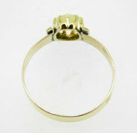 10k Rose Gold Genuine Natural Opal Victorian Wide Band Ring (#J5110)