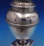 C and S Co English Estate Sterling Silver Muffineer Square Base Fancy (#7283)