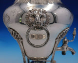 George II by Tuttle Sterling Silver Coffee Urn w/Lion Handles Paws #435 (#4882)