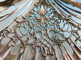 Whiting Sterling Silver BonBonniere Spoon Shell Seaweed Motif 10 1/4" Art Silver