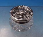 Rose by Unknown Sterling Silver Cut Crystal Jelly Jar Small 1 3/4" (#7265)