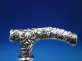 Repousse by Simons Bros Sterling Silver Parasol / Umbrella Handle #1426 (#6835)