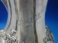 Shiebler Sterling Silver Water Pitcher Sea Life Fish Clams #2869 5 Pint (#6136)