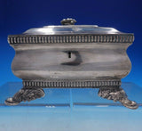 Polish 700 Silver Footed Jewelry Box with Flower Finial by Carl Frendon (#4227)