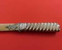 Adie and Lorekin Victorian English Sterling Silver Page Turner BC Swirled 8 3/4"