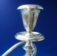 Strasbourg by Gorham Sterling Silver Candelabra Pair 3-Light #1130 (#6063)