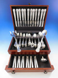 Kings English Sterling Silver Flatware Set for 12 Service 85 Pieces Dinner