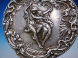 Lovers by Foster & Bailey Sterling Silver Hand Mirror with Figural Scene (#4488)