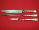 Laurel and Ribbon by Mappin and Webb Sterling Silver Roast Carving Set 3pc HH WS