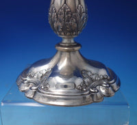 Florentine by Gorham Sterling Silver Candlestick Pair #A246 7 1/4" x 6" (#5609)