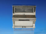 English Sterling Silver Piano Cigarette Box and Match Safe (#2050) Unusual