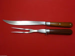 Westmorland Stainless Roast Carving Set 2pc with Wood Handles #644