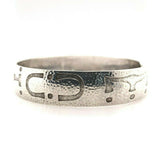Sterling Cuff Bracelet WoHeLo by JJ White Co (#J5478)