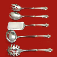 Grande Baroque by Wallace Sterling Silver Hostess Set 5pc Server Custom HHWS