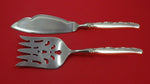 Flower Lane by Oneida Sterling Silver Fish Serving Set 2 Piece Custom Made HHWS