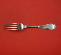 Duhme Bright-Cut Sterling Silver Dinner Fork 8 1/8" Flatware Heirloom Silverware