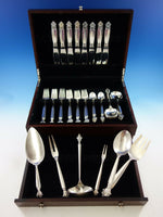 Acanthus by Georg Jensen Sterling Silver Flatware Set 8 Service 46 Pcs Dinner