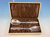 Ornamental #136 by Georg Jensen Sterling Silver Salad Set 8 1/2" in Original Box