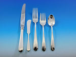 Old Maryland Plain by Kirk Sterling Silver Flatware Set Service 44 pieces