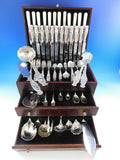 Heraldic by Whiting Sterling Silver Flatware Set 12 Service 135 Pieces Dinner